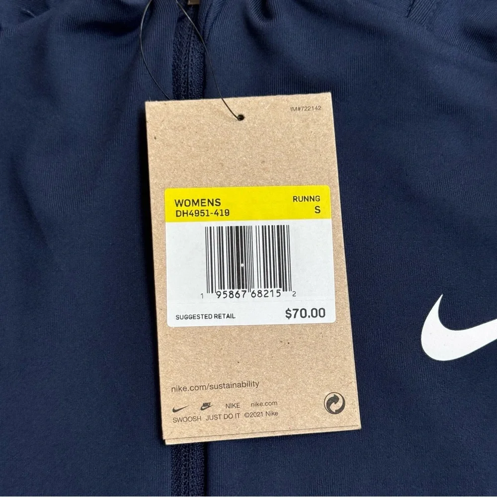 NIKE WOMENS DRI-FIT ELEMENT 1/2 ZIP - Picture 3 of 5